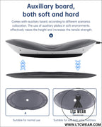 Waist massager lumbar traction inflatable hot compress back cervical stretcher massage air pressure reduce relief pain
