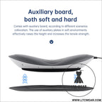 Waist massager lumbar traction inflatable hot compress back cervical stretcher massage air pressure reduce relief pain