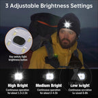 Warm led beanie with bluetooth 5.4 stereo usb rechargeable & 3-level adjustable light | music & heating winter hat
