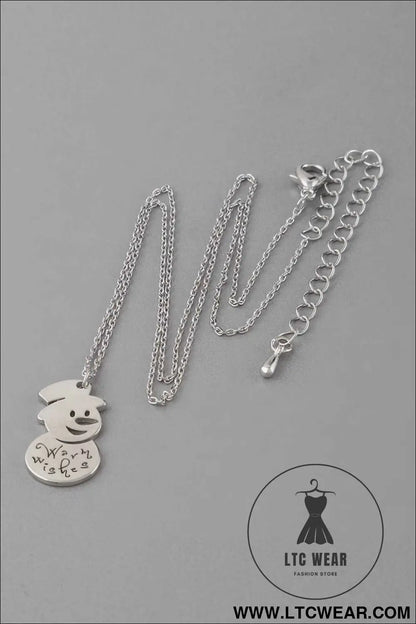 Warm Wishes Snowman Necklace