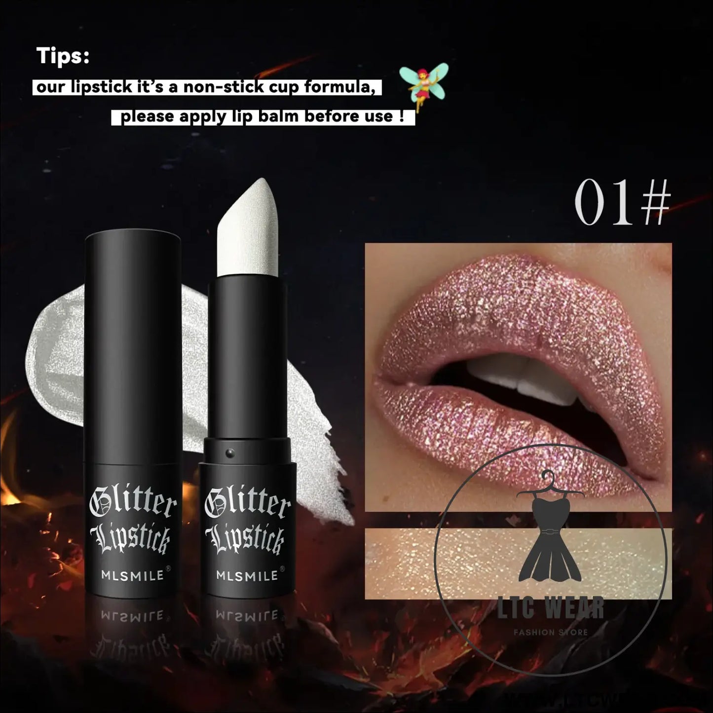 Waterproof Metallic Lip Gloss: 7 Shades of Glam - L.T.C Wear Online Fashion Store