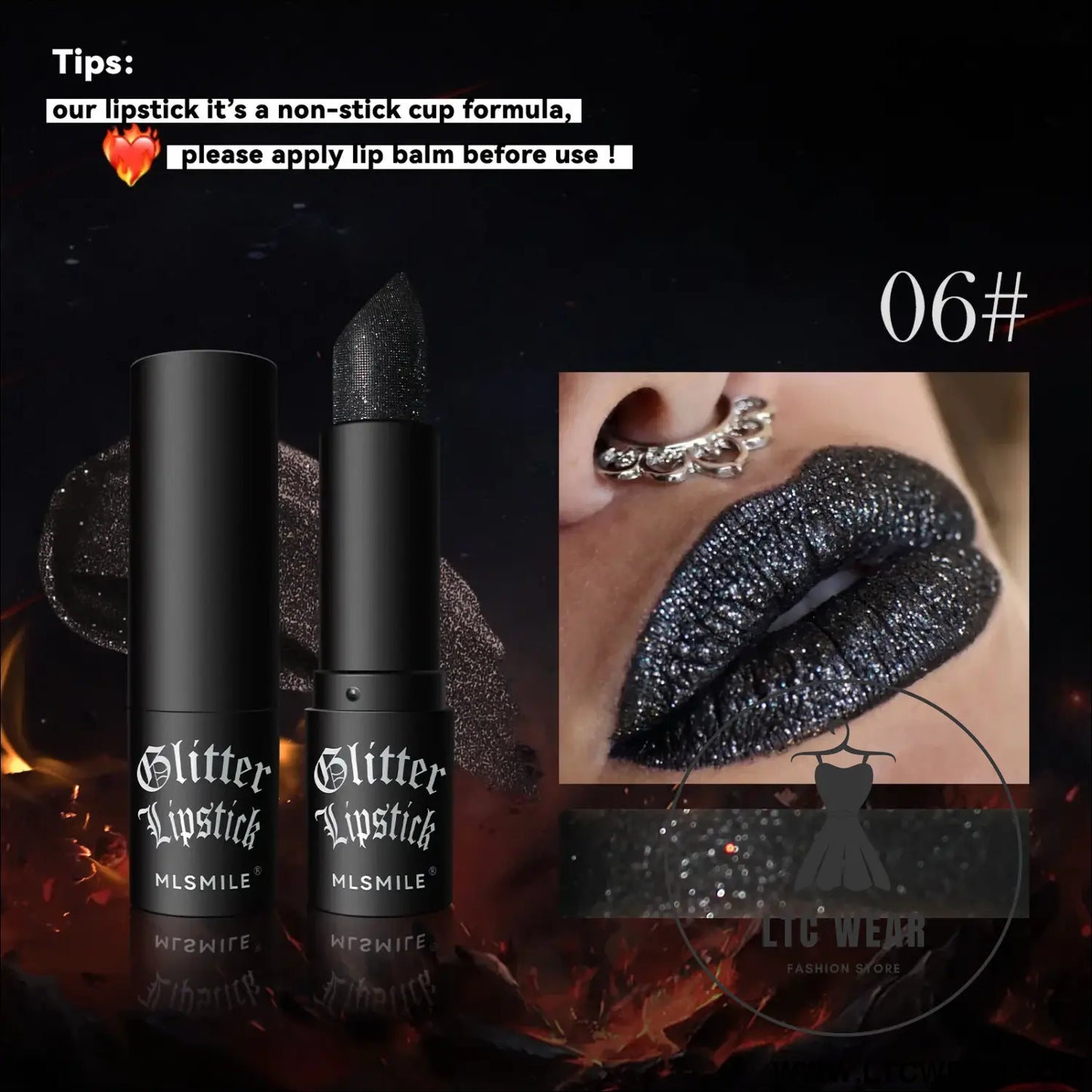 Waterproof Metallic Lip Gloss: 7 Shades of Glam - L.T.C Wear Online Fashion Store