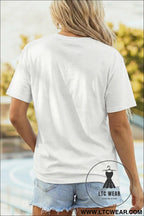 White beach vibes vacation graphic t-shirt s-3xl soft cotton - graphic tees