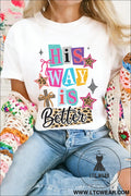 White his way is better easter celebration tee - white / 2xl / 62% polyester + 32% cotton + 6% elastane - graphic tees