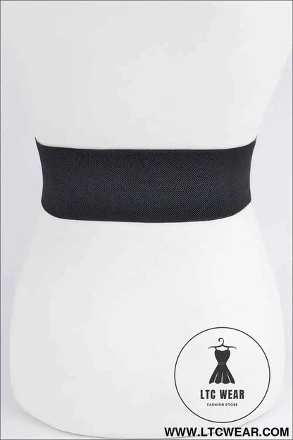 Wide Multi Metal Plus Size Elastic Belt for Comfortable Fit