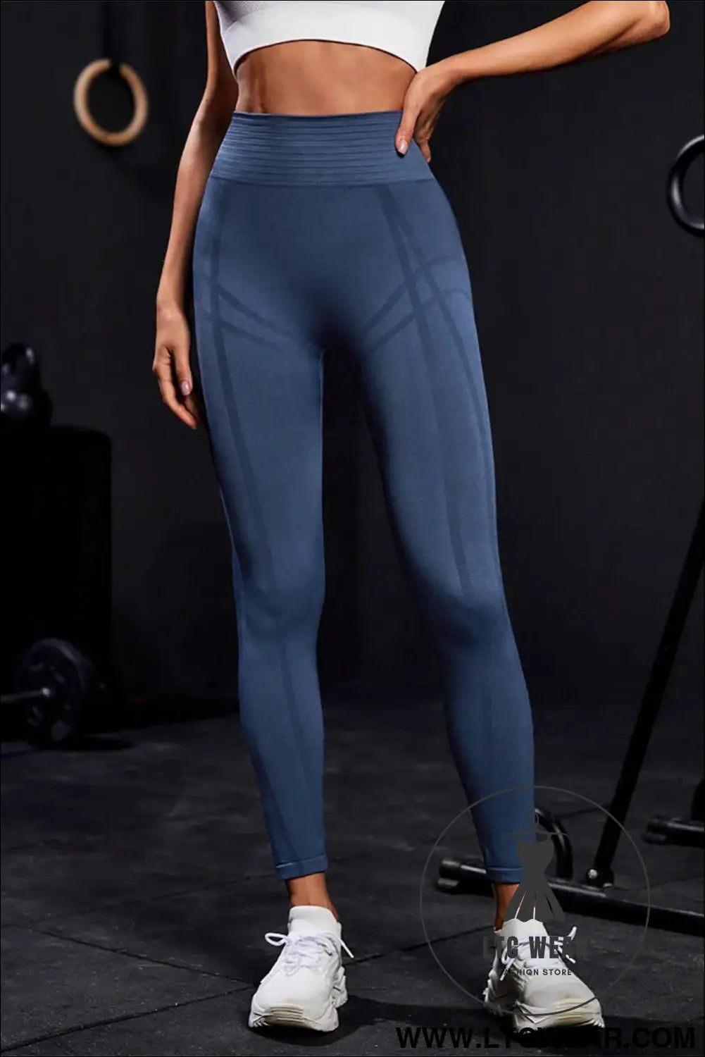 Wide waistband high waist active leggings