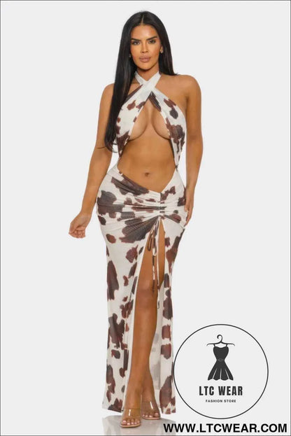 Wild Heat Cutout Maxi Dress
