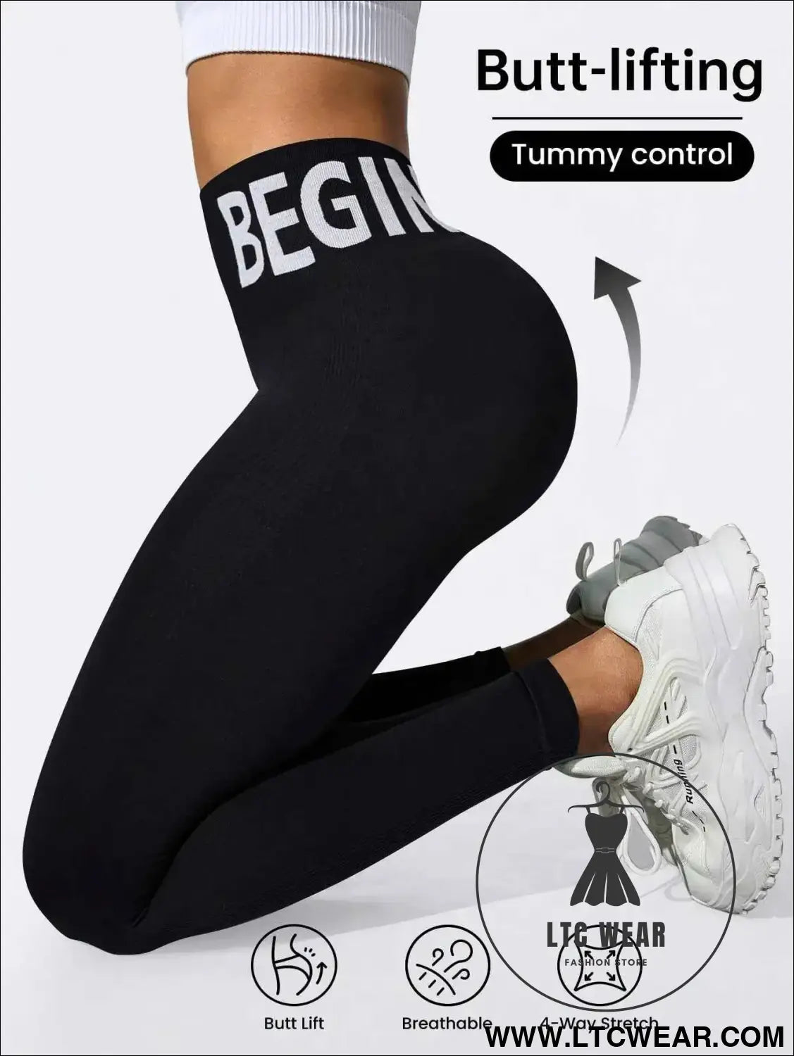 Women's Butt-Lifting Yoga Leggings - Quick Dry & Stylish