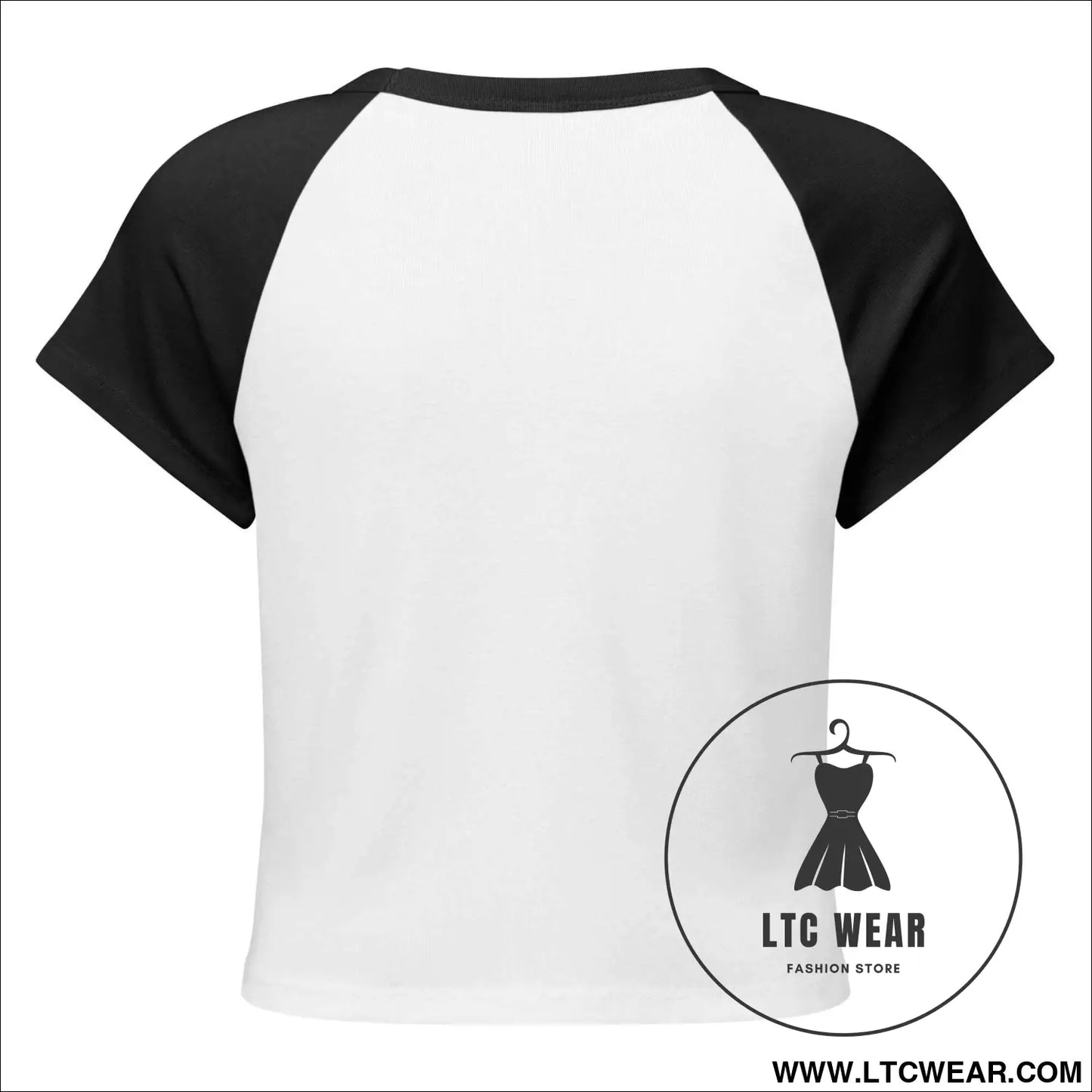 Women’s micro rib raglan baby tee