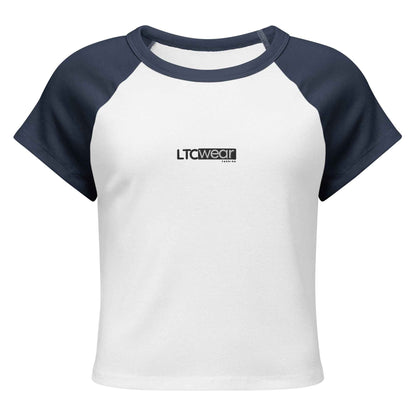 Women’s micro rib raglan baby tee