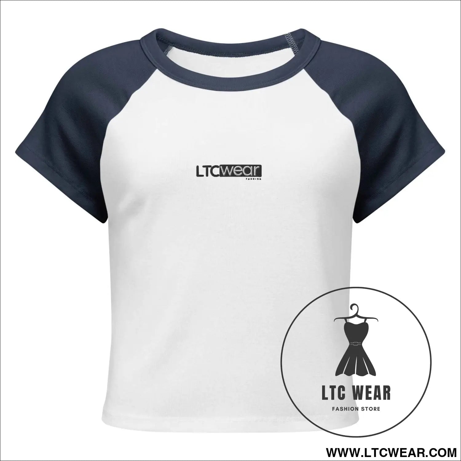 Women’s micro rib raglan baby tee