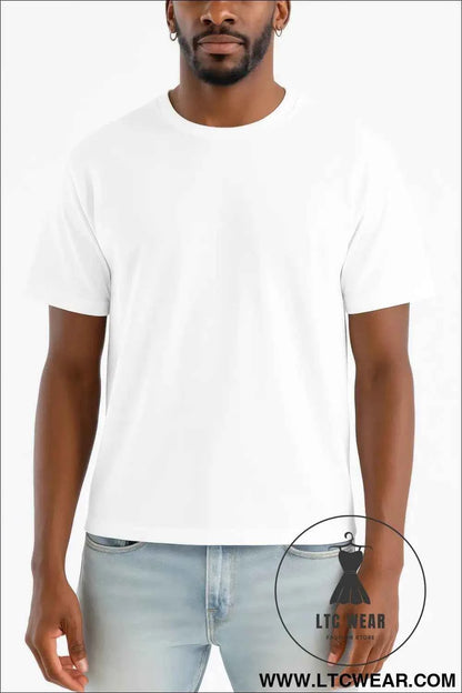 Women's Premium Short Sleeve Round Neck Basic Crop Top