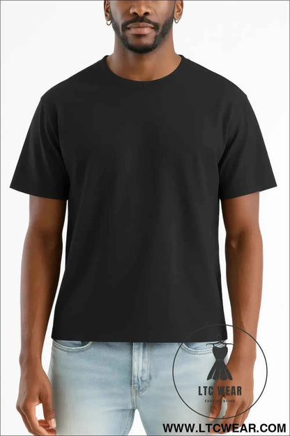 Women's Premium Short Sleeve Round Neck Basic Crop Top