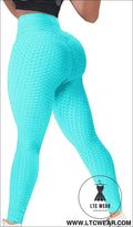 Women’s push up fitness leggings for stylish workouts - light blue / m / china mainland - leggings
