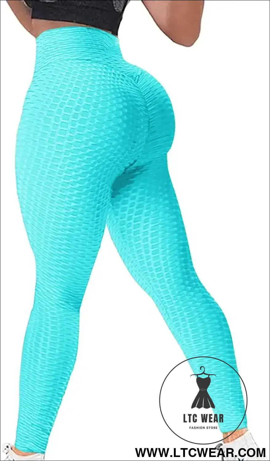 Women’s push up fitness leggings for stylish workouts - light blue / m / china mainland - leggings