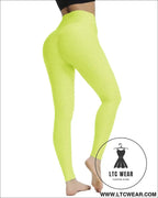 Women’s push up fitness leggings for stylish workouts - lime / s / china mainland - leggings
