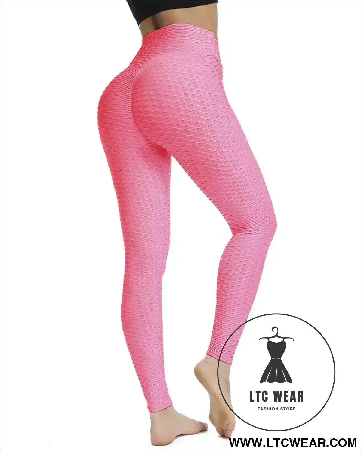 Women’s push up fitness leggings for stylish workouts - pink / xl / china mainland - leggings
