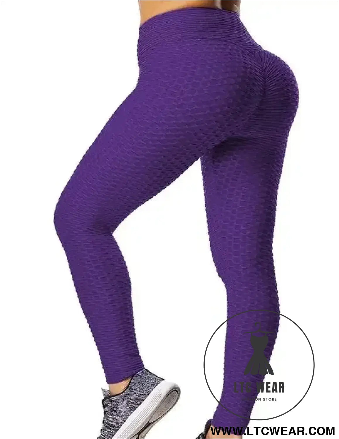 Women’s push up fitness leggings for stylish workouts - purple / s / china mainland - leggings