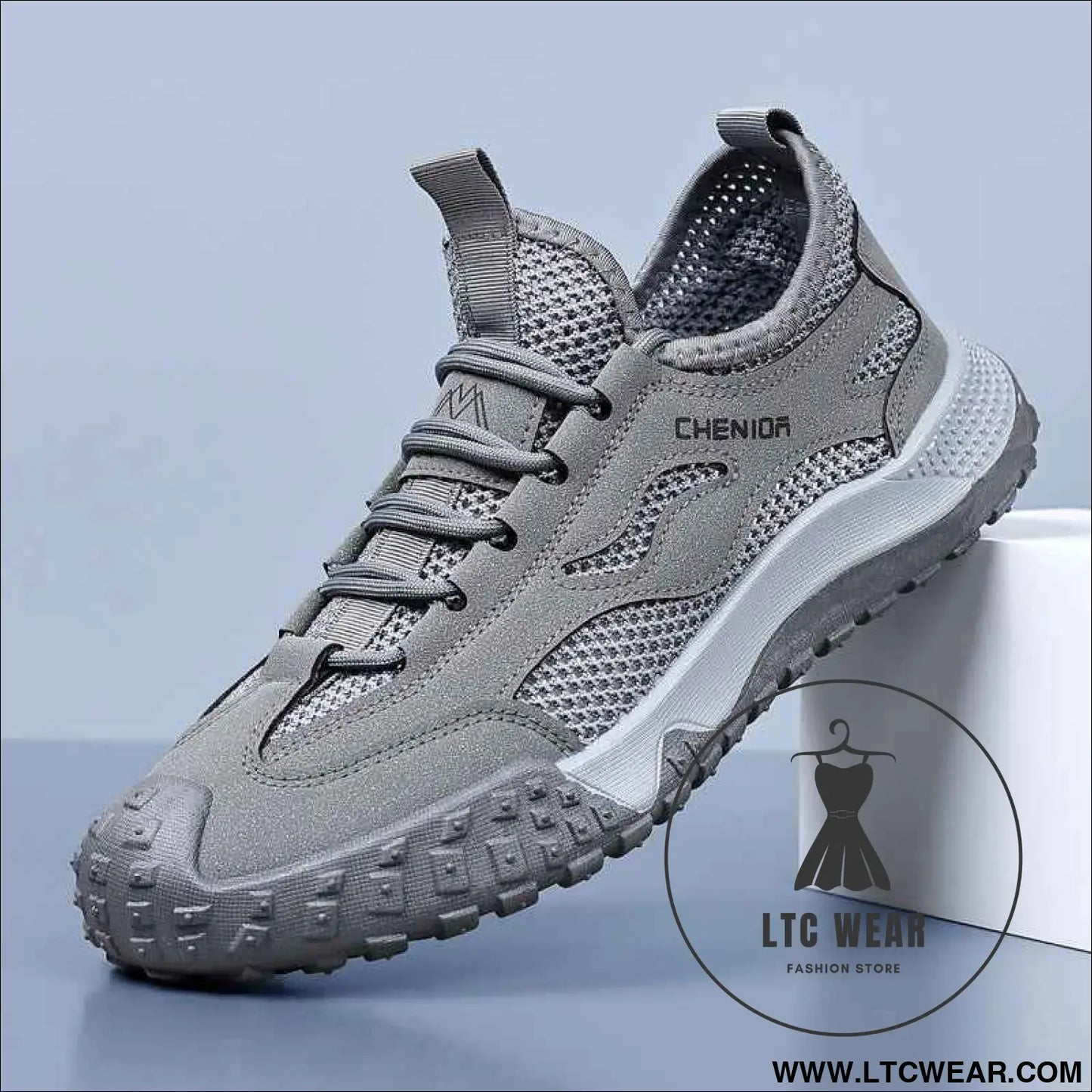 Work Safety Shoes for Men, Breathable Mesh Casual Shoes, Slip-Resistant Durable Hiking Shoes