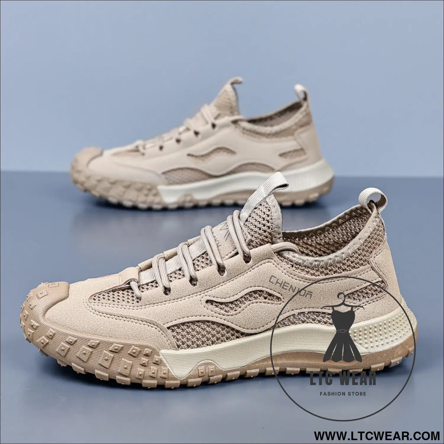 Work Safety Shoes for Men, Breathable Mesh Casual Shoes, Slip-Resistant Durable Hiking Shoes - L.T.C Wear Online Fashion Store