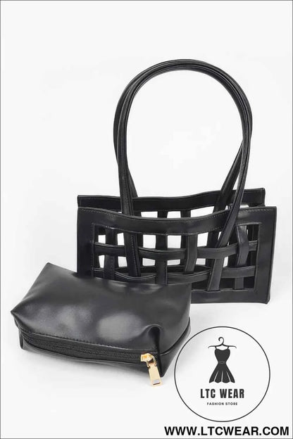 Woven Faux Leather Bag for Stylish and Sustainable Fashion