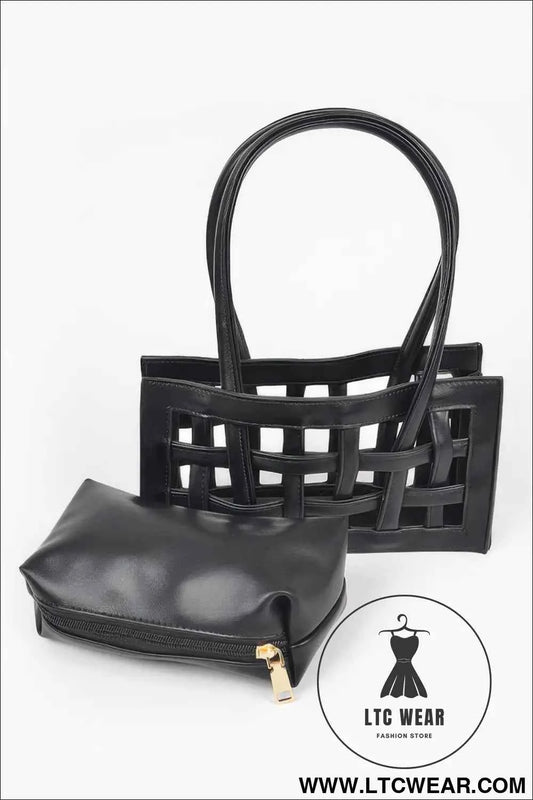 Woven Faux Leather Bag for Stylish and Sustainable Fashion