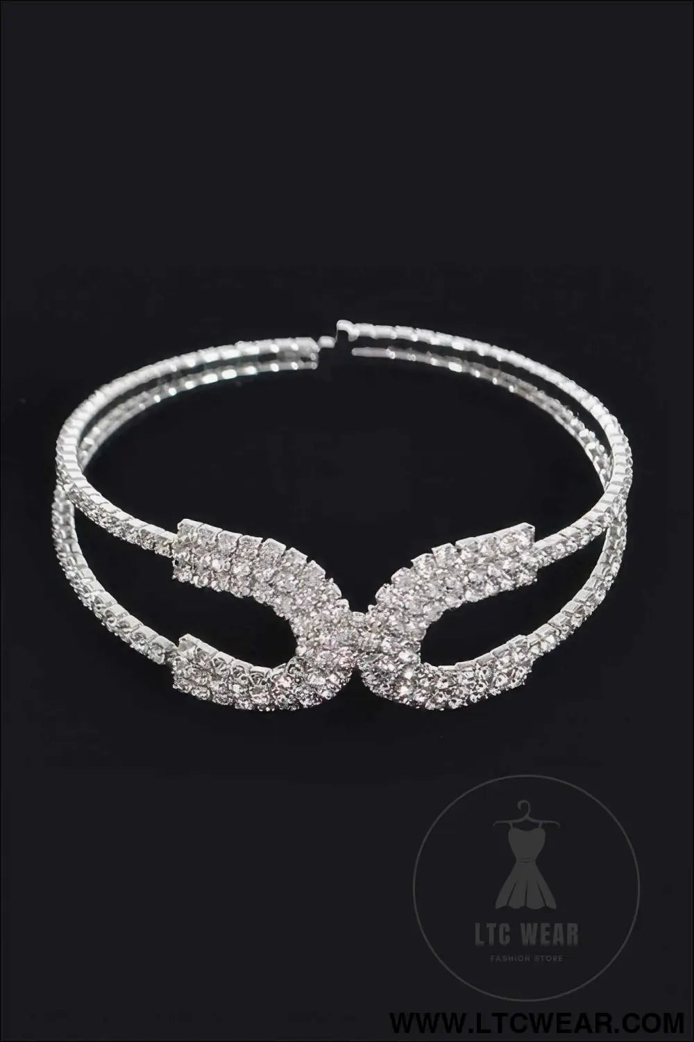 Wrap Rhinestone Bangle