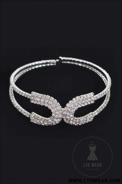 Wrap Rhinestone Bangle