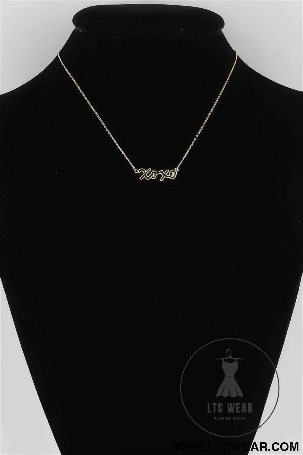 Xoxo Script Necklace