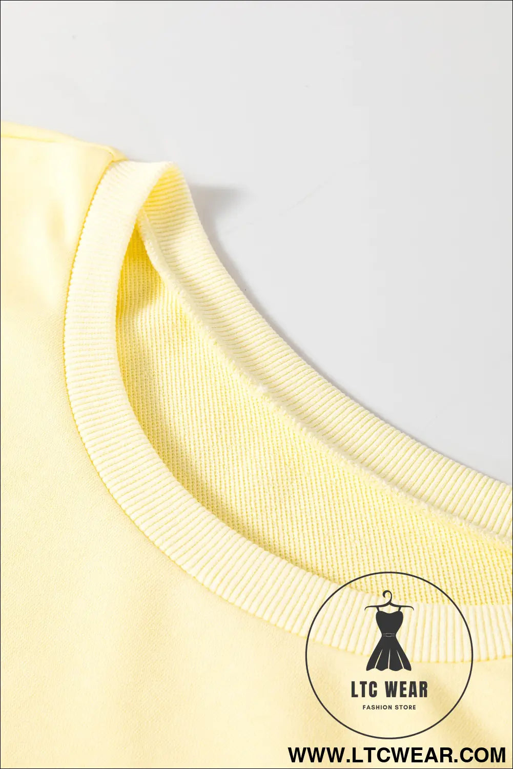 Yellow cream eyelet embroidered lace splicing sleeve loose t shirt dress - dresses/mini dresses