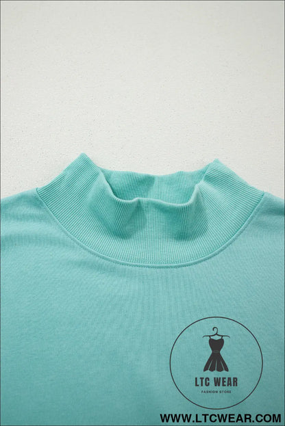 Yellow Solid Color High Neck Cap Sleeve Loose Top - L.T.C Wear Online Fashion Store